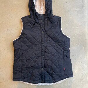 Tough duck women's quilted sherpa lined vest